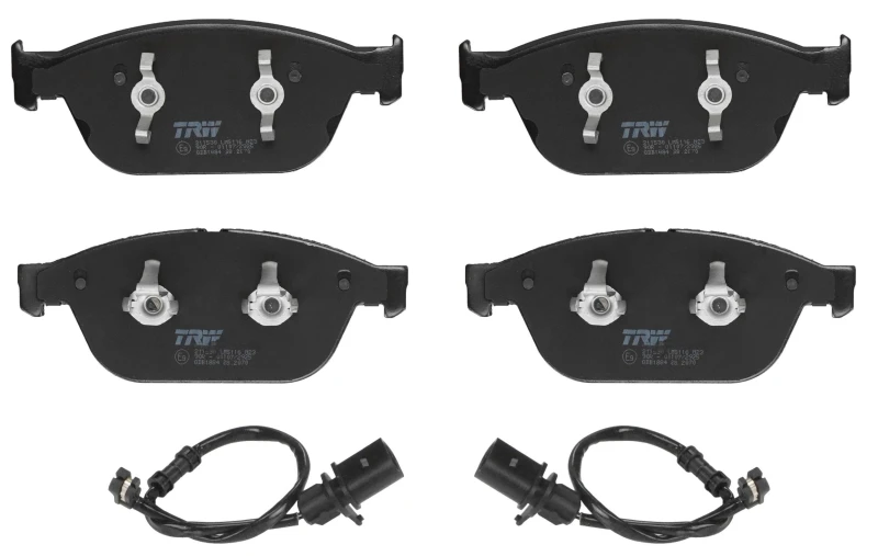 Image of TRW GDB1884 Brake pad set incl. wear warning contact Brake Pad Set,disc brake (402)