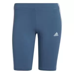 image of adidas 3-Stripe Bike Short Womens - Blue