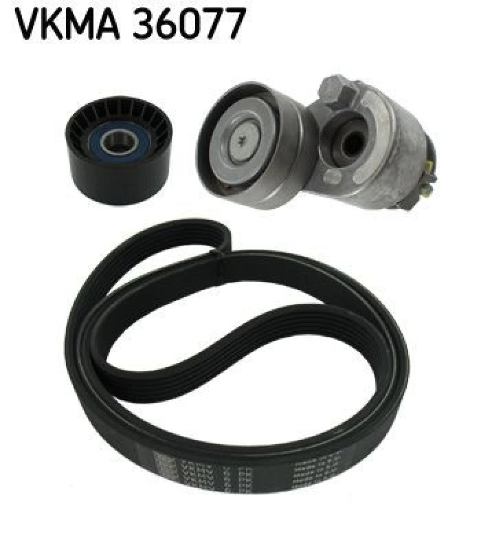 Image of SKF V-Ribbed Belt Set SKF VKMA 36077