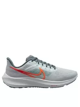 Image of Nike Air Zoom Pegasus 39 - Grey/Orange, Grey/Orange, Size 12, Men