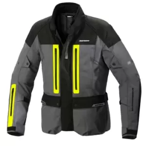 Image of Spidi Traveler 3 Black Yellow Fluo Motorcycle Jacket 2XL