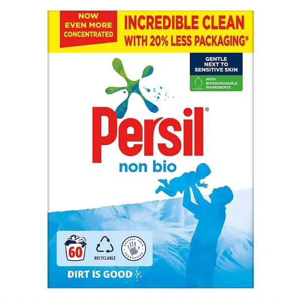 image of Persil Non Bio Washing Powder 3KG