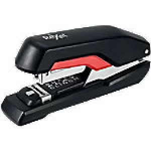 Image of Rexel Supreme Half Strip Stapler 50 Sheets Black, Red