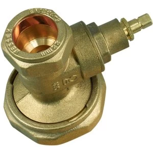 Image of Wickes Gate Type Pump Valve - 22mm Pack 2