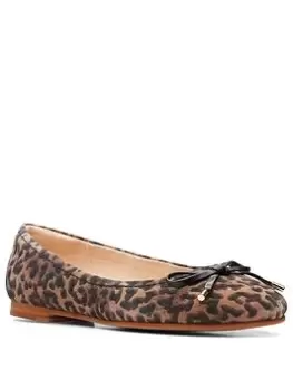 Image of Clarks Grace Lily Shoes - Leopard Print, Leopard, Size 3, Women