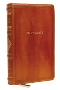 Image of kjv personal size reference bible sovereign collection leathersoft brown re
