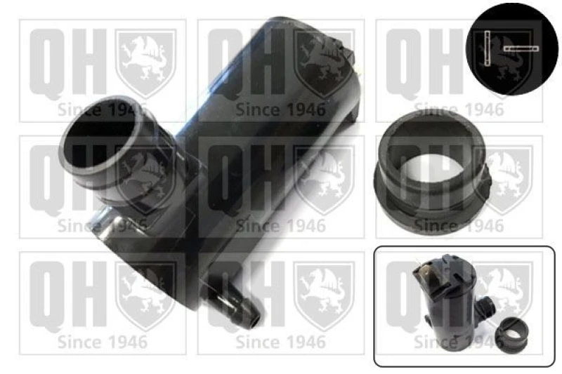Image of QUINTON HAZELL Windscreen washer pump QUINTON HAZELL QWP003