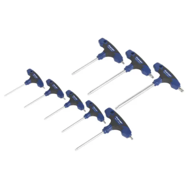 Image of Genuine SEALEY AK7145 TRX-Star Key Set 8pc T-Handle