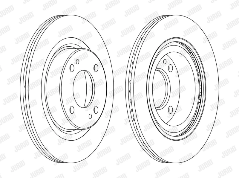 Image of Brake disc JURID 563121JC