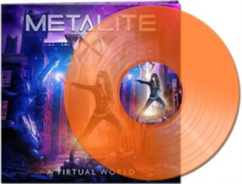 Image of Metalite A virtual world LP orange Onesize Unisex