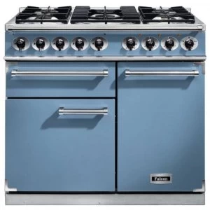 image of Falcon F1000DXDFCANG 98480 100cm Deluxe Range Cooker - China Blue