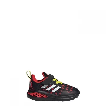 Image of adidas Marvel Super Hero Adventures FortaRun Shoes Kids - Core Black / Cloud White / Viv