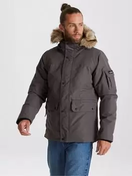 Image of Craghoppers Wasenhorn Parka Jacket, Grey, Size L, Men