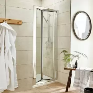 image of Pacific Bi-Fold Shower Door 1200mm Wide - 4mm Glass - Nuie