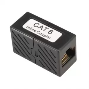 Image of Roline Cat6 RJ45 Modular Coupler, 2 Port, UTP