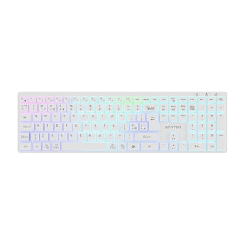 Image of Canyon Keyboard Hkb-W11 Wireless White