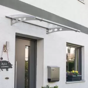 Palram Canopia Helvetica 1500 Silver Door Canopy