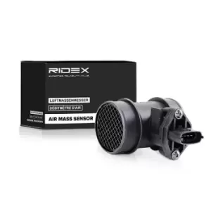 Image of RIDEX Mass air flow sensor 3926A0092 Air mass sensor,MAF sensor OPEL,VAUXHALL,Corsa C Schragheck (X01),Meriva A (X03),Astra H Caravan (A04)
