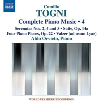 image of Camillo Togni Complete Piano Music - Volume 4 by Camillo Togni CD Album