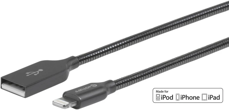 Image of eSTUFF ES601065 lightning cable 0.5 m Grey