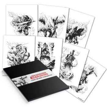 image of Fanattik Dungeons & Dragons Lithograph Set