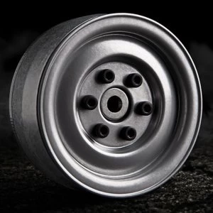 Image of Gmade 1.9 Sr03 Beadlock Wheels (Semigloss Silver) (2)