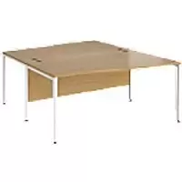 Image of Dams International Wave Desk MB16WBWHO 1,600 x 2,000 x 725 mm