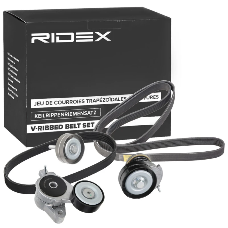Image of RIDEX 542R0598 V-ribbed belt set V-Ribbed Belt Set (542)