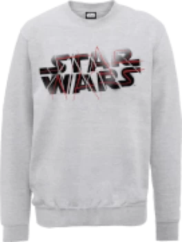 Image of Star Wars The Last Jedi Spray Grey Sweatshirt - L - Grey