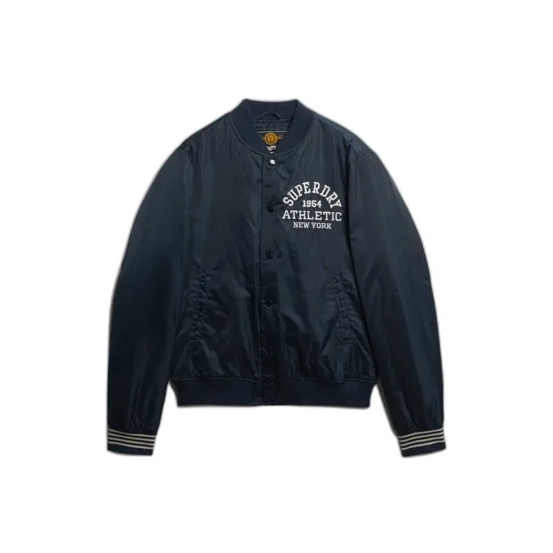 Image of Superdry Jacket Superdry Athletic Varsity Bomber Bleu Male S
