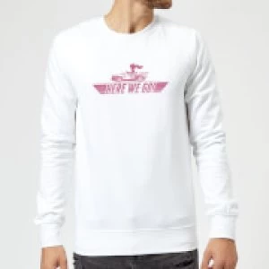 Image of Nintendo Mario Kart Here We Go Peach Sweatshirt - White - L