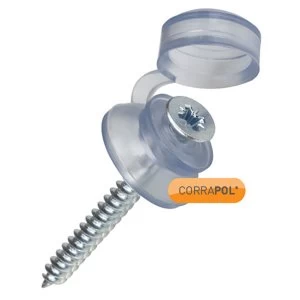 image of Corrapol Clear 50mm Fixings (Pack 50)