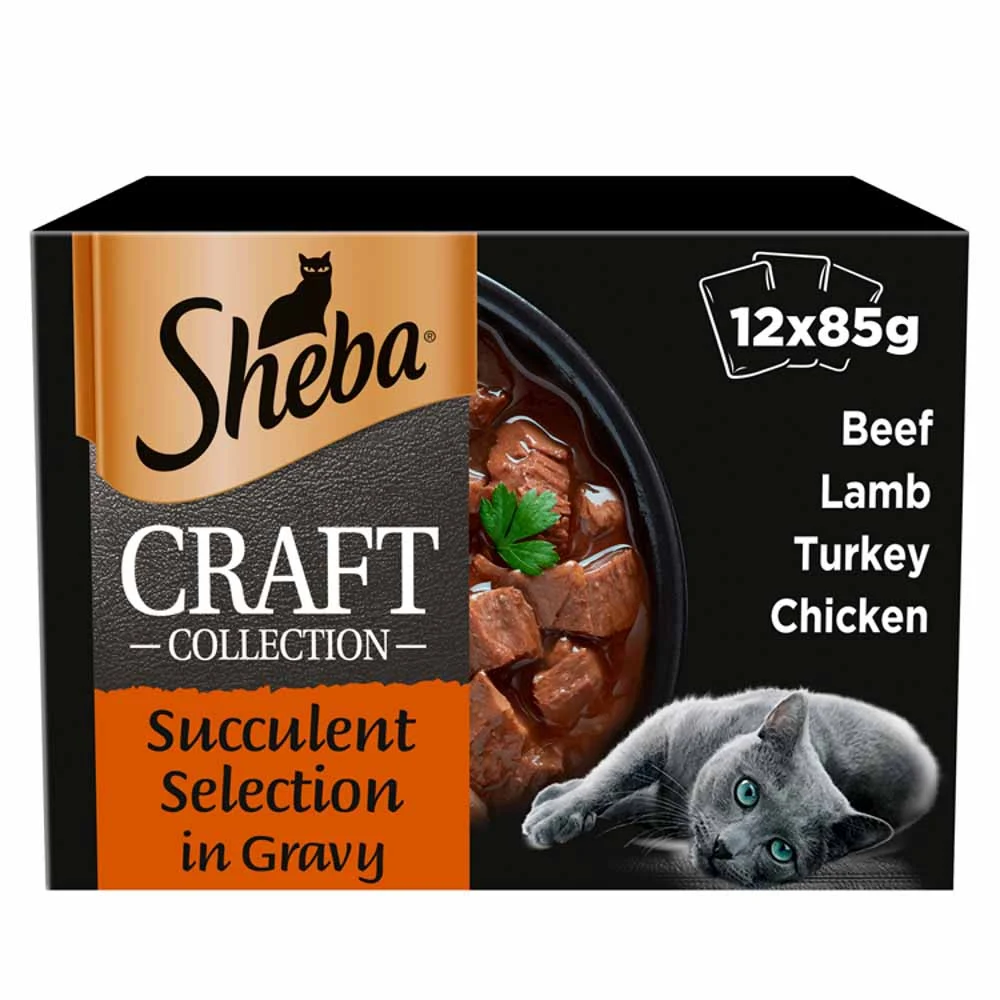 Sheba Craft Succulent Cat Food 12 x 85g