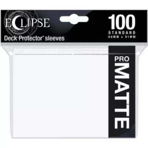 Image of Eclipse Matte Standard Sleeves: Arctic White (100)