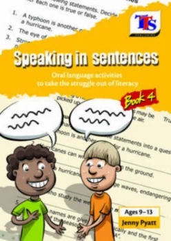 Image of Speaking in Sentences Book 4 Ages 9-13 by Jenny Pyatt Paperback
