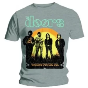 Image of The Doors Waiting For The Sun Mens Grey T Shirt: X Large
