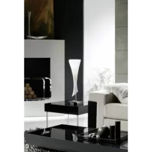 Image of Table lamp Zack 1 Bulb E14, satin nickel