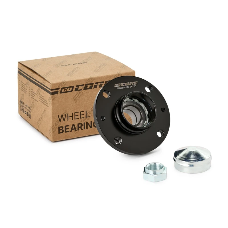 Image of goCORE GCF540127 Wheel bearing kit Rear Axle, with integrated ABS sensor Wheel Bearing Kit (654)