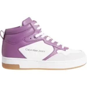Image of Calvin Klein Jeans Cupsole Mid Lth Mono - Purple