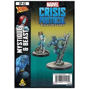 Image of Marvel Crisis Protocol Miniatures Game - Beast and Mystique