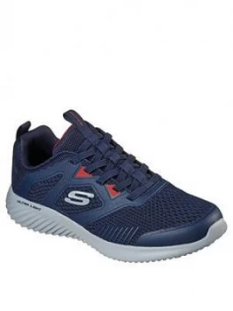 Image of Skechers Bounder Trainer - Navy, Size 10, Men