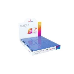 Image of Gamegenic Sideloading 18-Pocket Pages - 50 Sheets Included - Blue