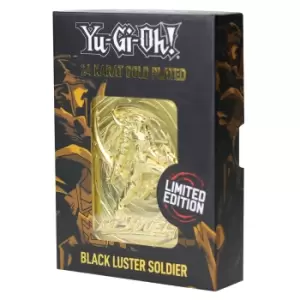 Image of 24K Gold plated Yu-Gi-Oh! Black Luster Soldier Card