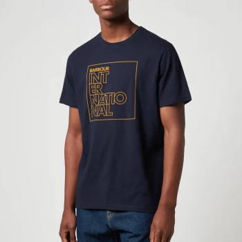Image of Barbour International Mens Outline T-Shirt - Night Sky - M
