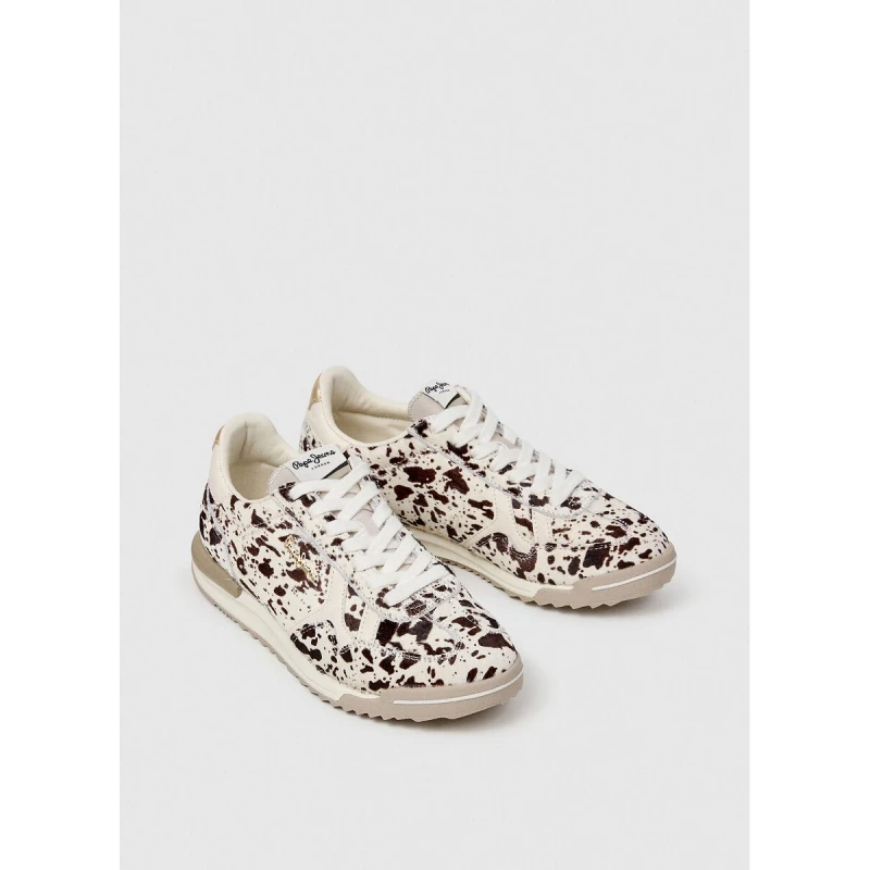 Image of Pepe Jeans Marvin Leo Trainers Leopard Print Polyester 40 (6.5)