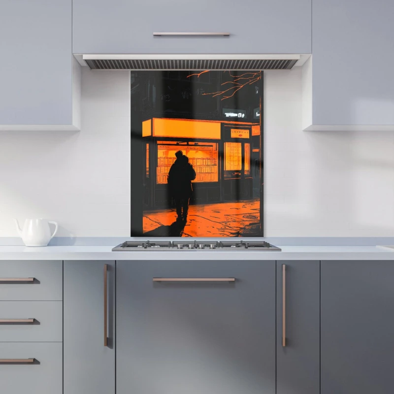 Image of Designer Kitchen Splashbacks Dante Mercer: 00030 Kitchen Splashback Size: 600mm x 750mm Multicolor Unisex 600mm x 750mm