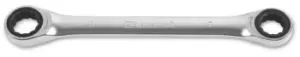 Image of Beta Tools 195 12X13 Double End Flat BiHex Ratchet Ring Wrench 12x13mm 001950013