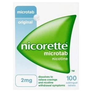 image of Nicorette 2mg Microtab Original 100x Tablets