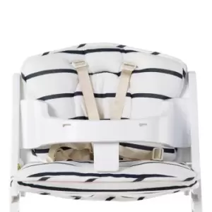 image of Childhome Lambda Grow Chair Cushion - Marin Navy Stripe