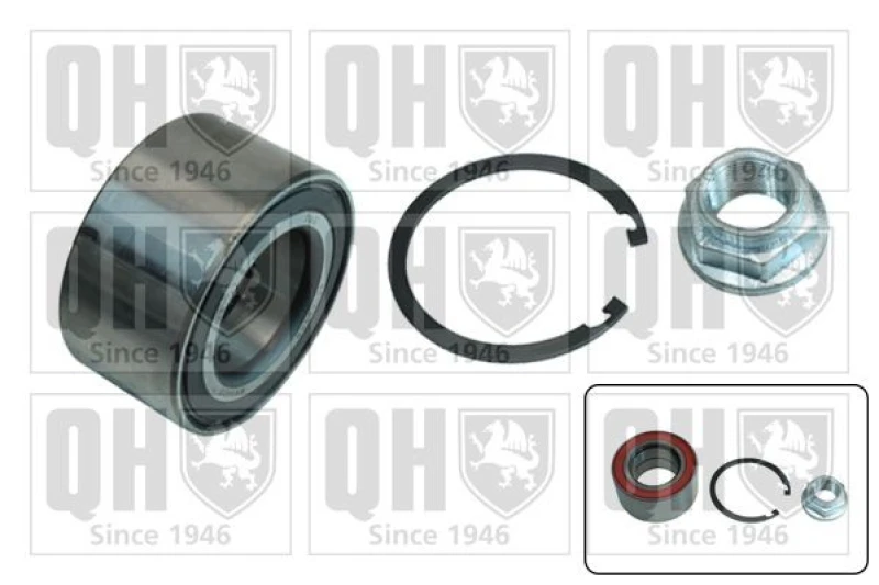 Image of QUINTON HAZELL Wheel bearing kit QUINTON HAZELL QWB1406